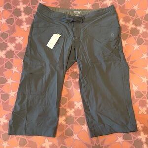 Mountain Hardwear Y2K Women's Charcoal Cargo Hiking Shorts
